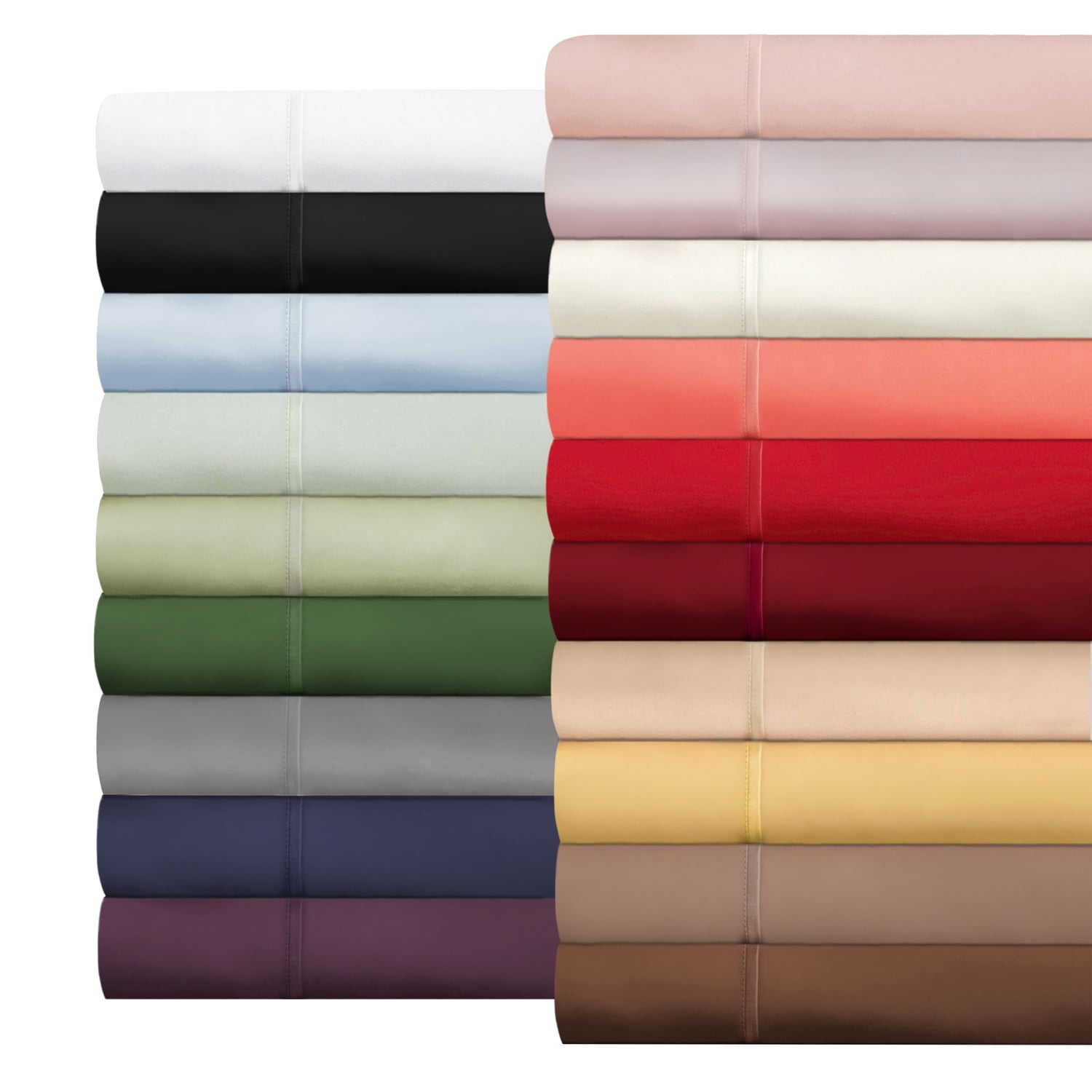Superior 4-Piece 300 Thread Count Burgundy Egyptian Cotton Sheet Set, California King